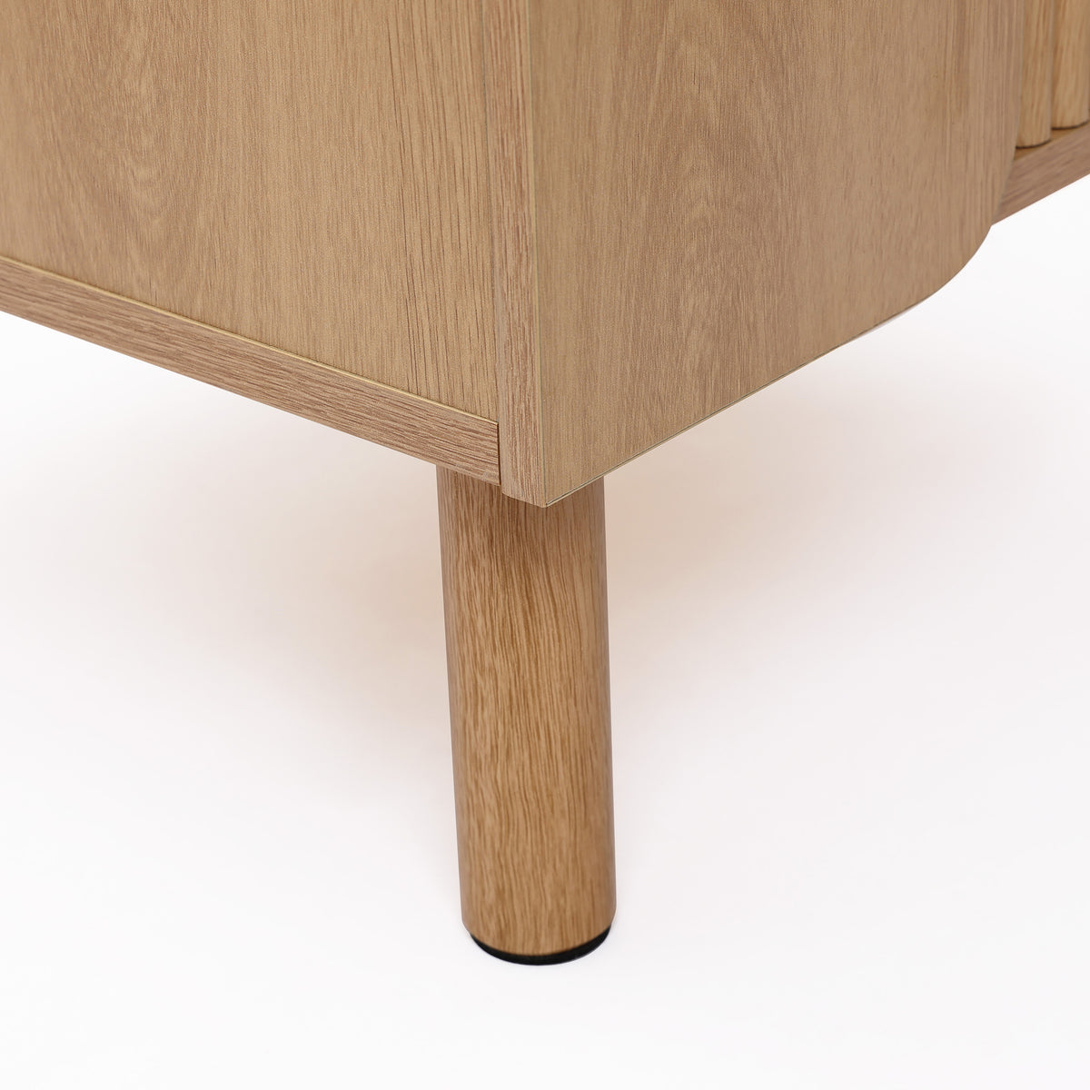 Malu 2-Drawer Wood Bedside Nightstand, Natural, 20.5"
