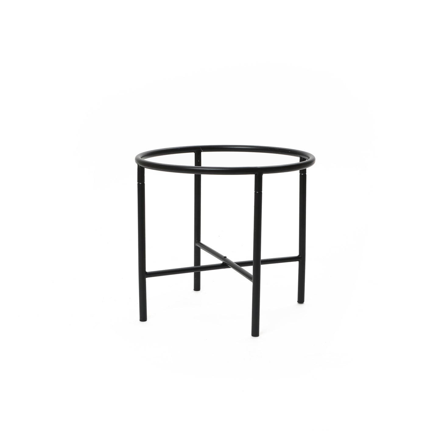 2-Piece Decorative Iron Cachepot Set with Stands, 13"/16"