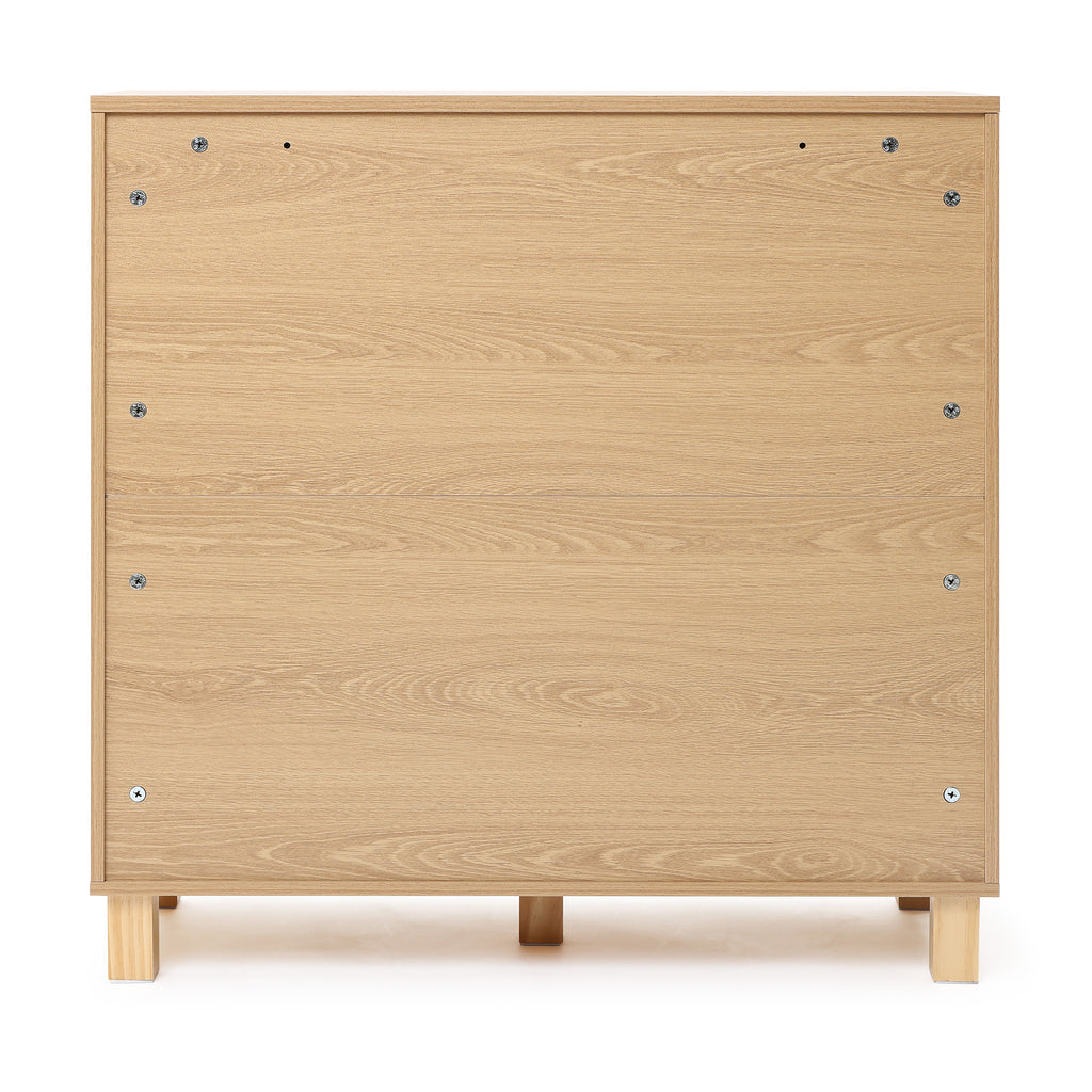 Buffet Storage Cabinet with 2 Vertical Slat Doors