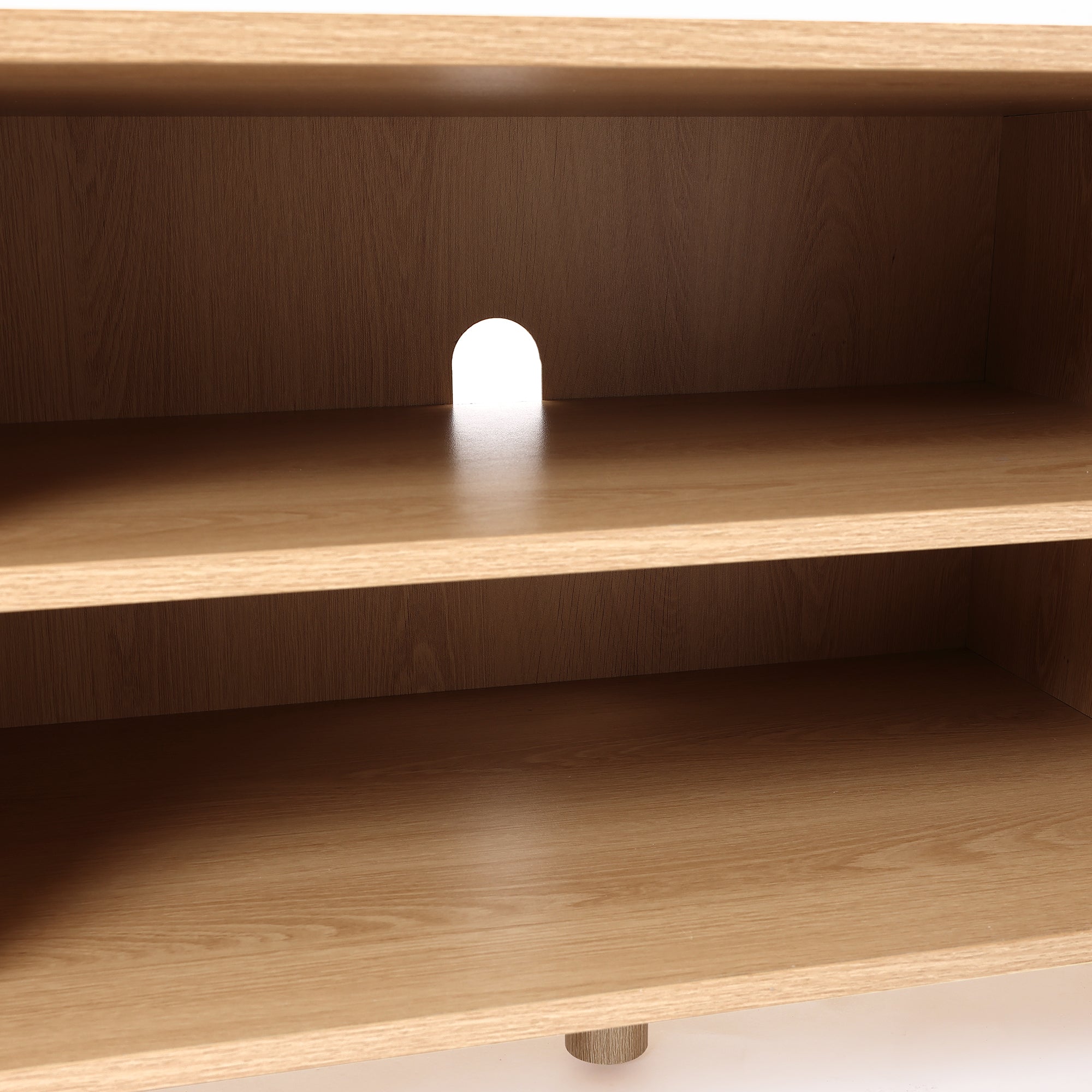 Langford 63'' TV stand with two doors for Living room