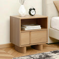 Versatile Nightstand & Side Table, Compact 20" Height, Engineered Wood Build