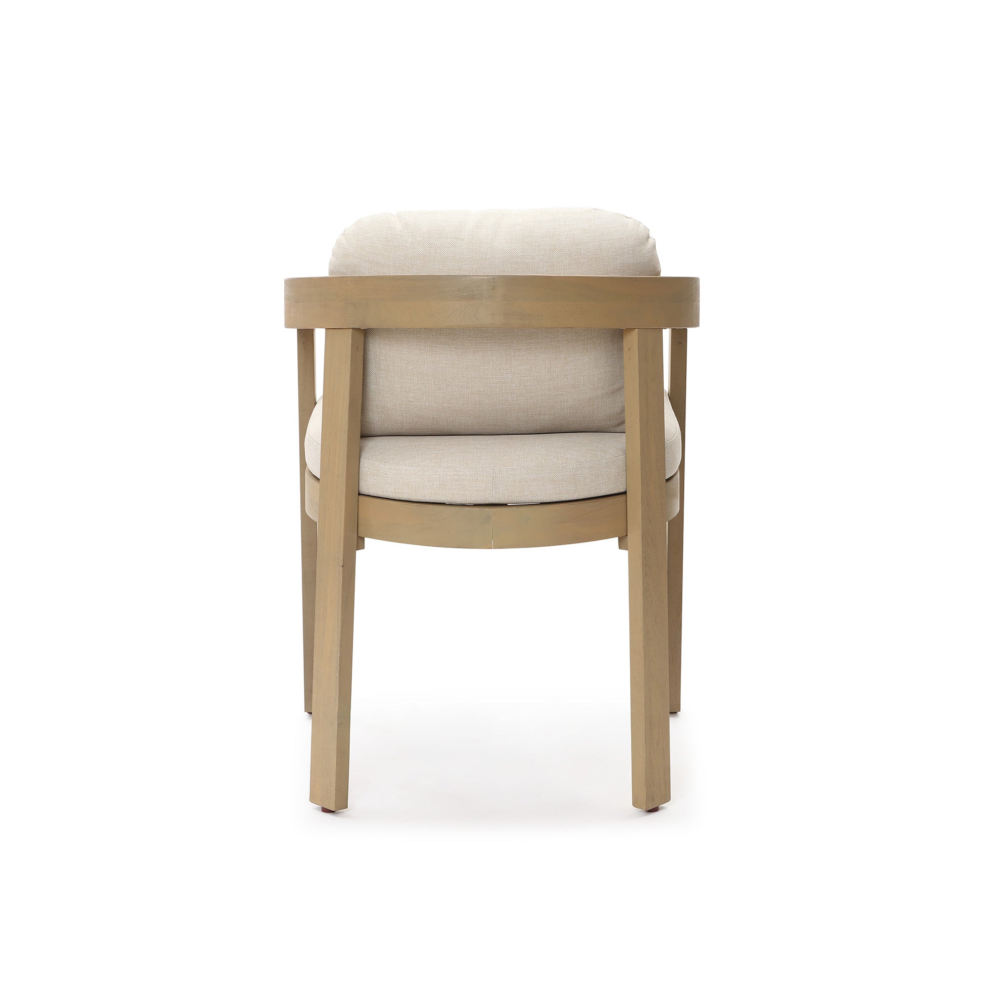 Natural Acacia Patio Chair with Cushions, Durable & Stylish Outdoor Seating