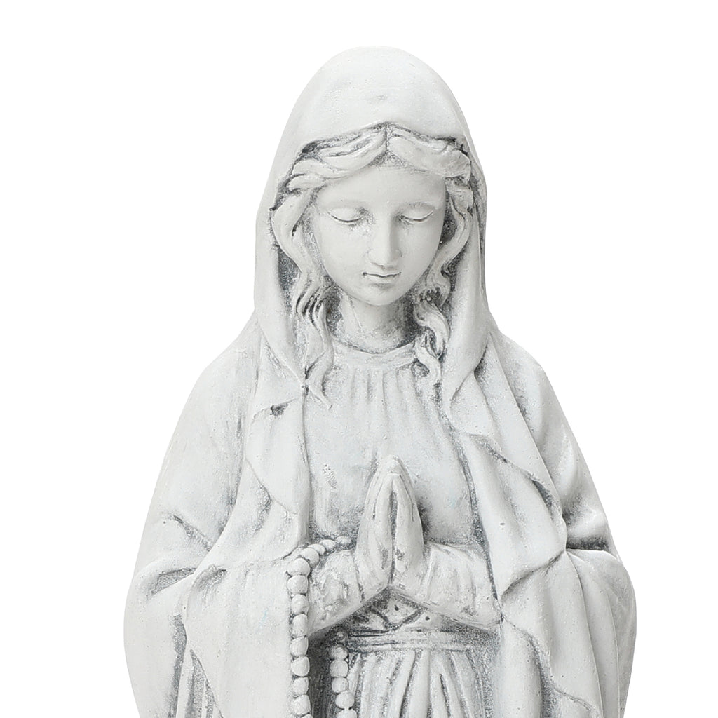 Virgin Mary Prayer Statue - Outdoor Religious Garden Sculpture