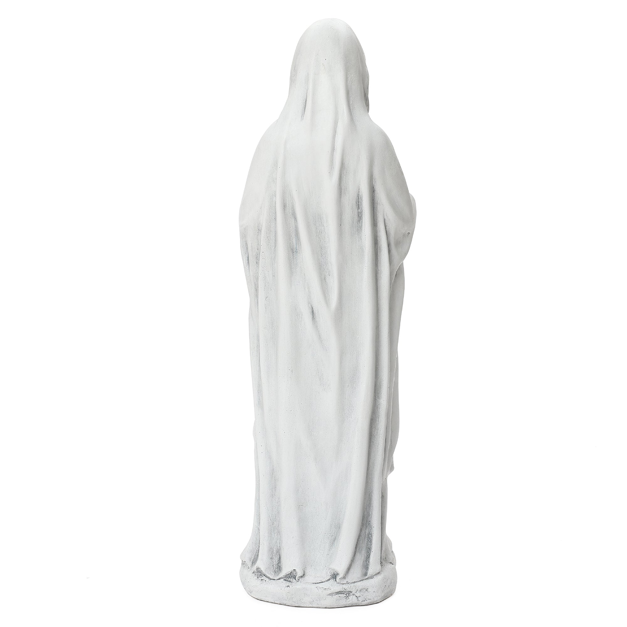 Virgin Mary Prayer Statue - Outdoor Religious Garden Sculpture