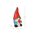 Strawberry Patch Garden Gnome, Whimsical Outdoor Figurine with Berry Hat