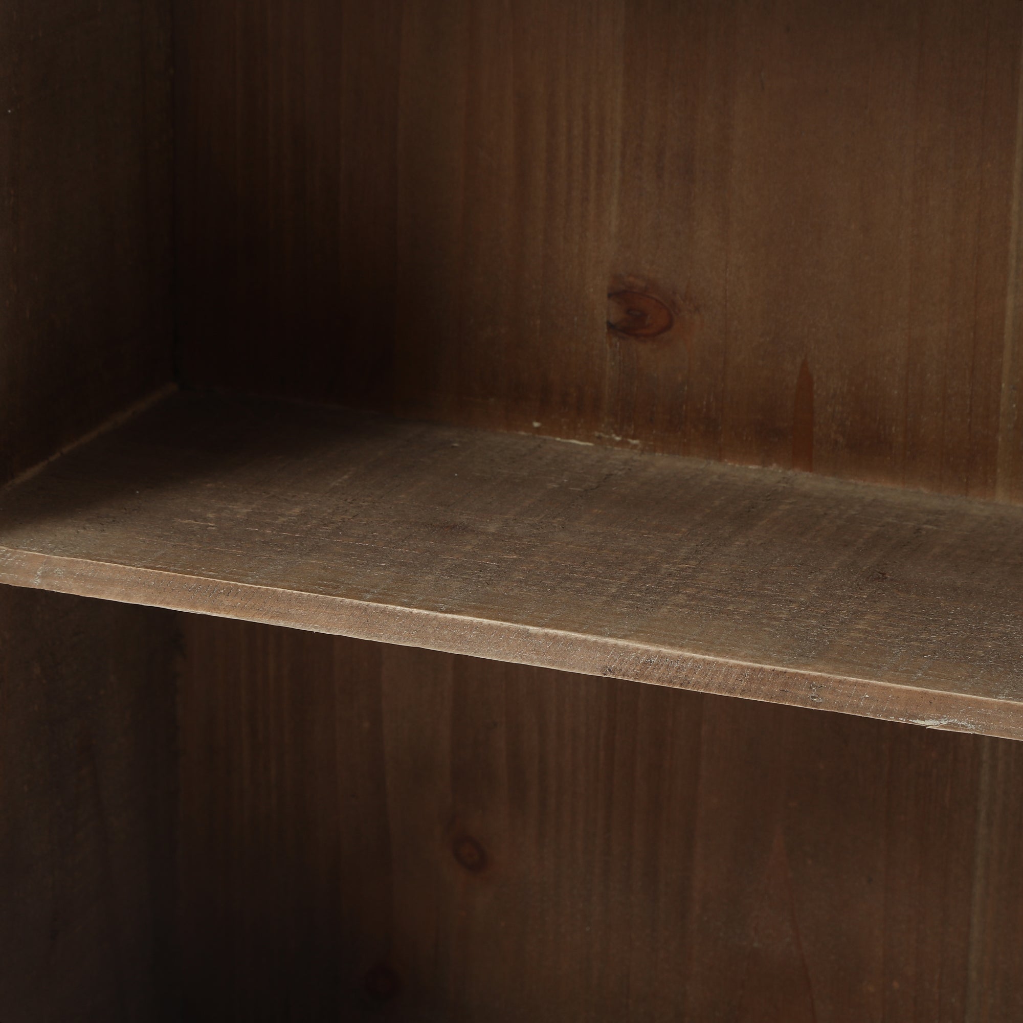 Farmhouse Wood Sliding 2-Door Wall Storage Cabinet