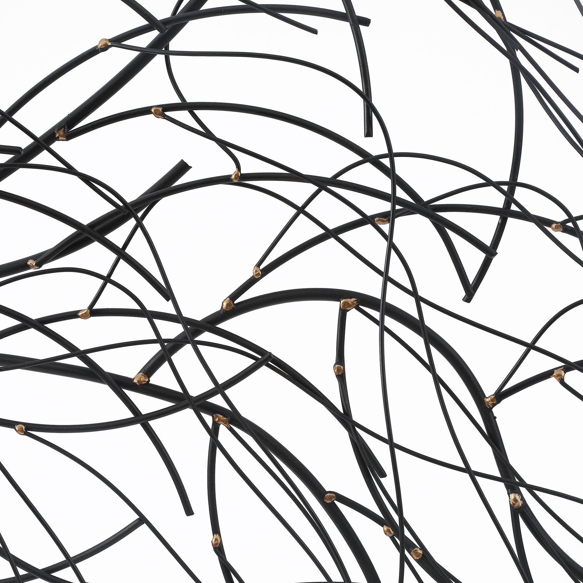 Black Metal Windy Tree Wall Decor