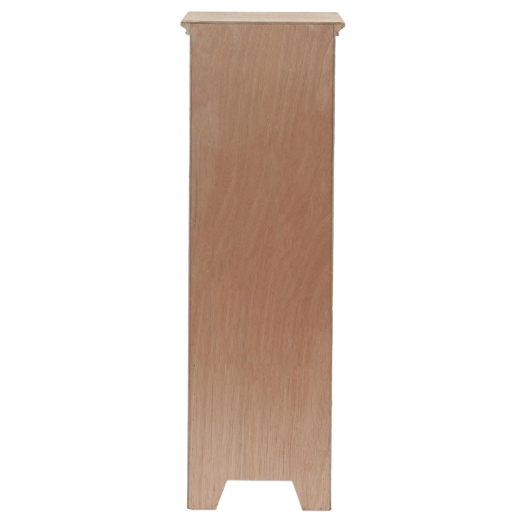48" Tall Wood and Metal 2-Drawer 1-Door Storage Cabinet