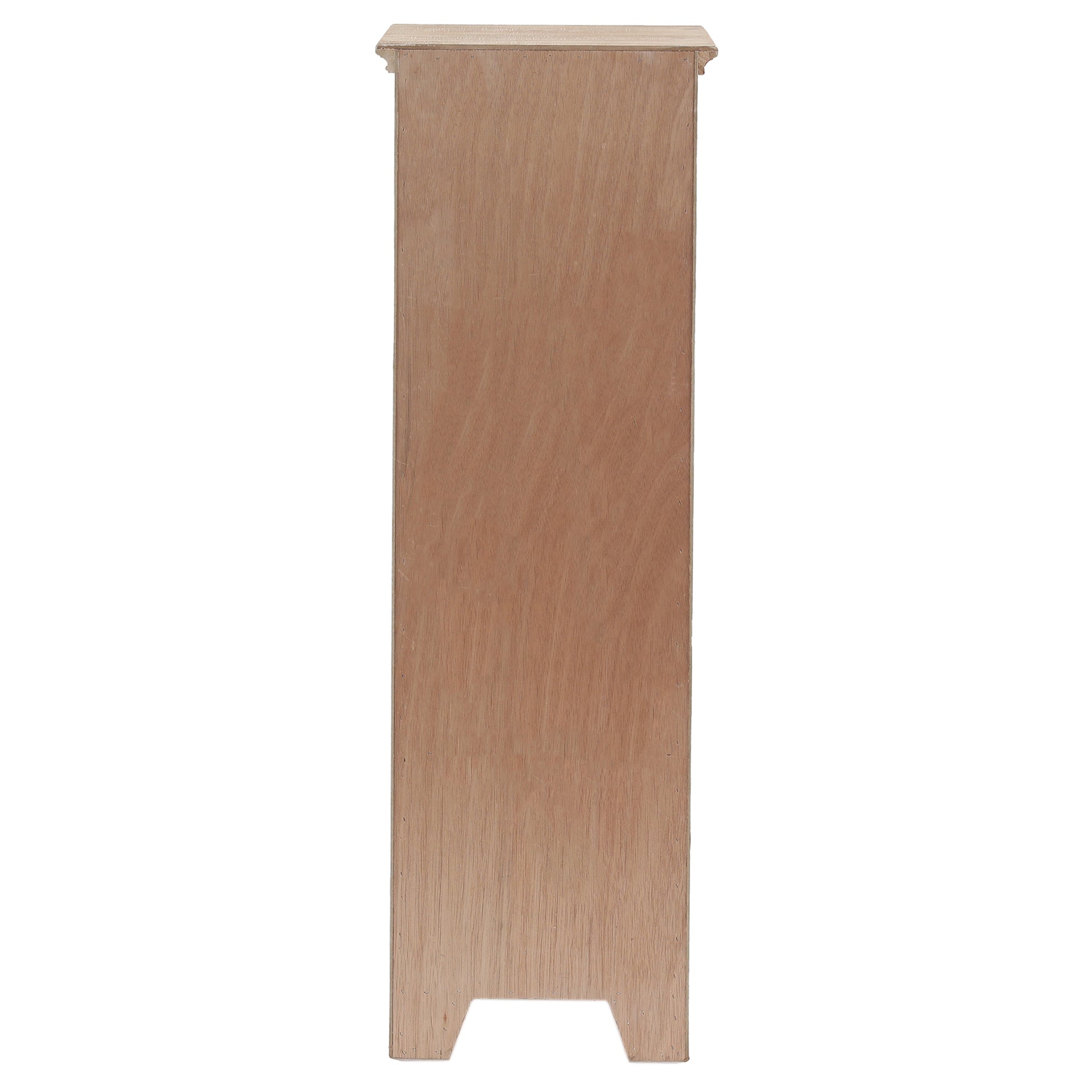 48" Tall Wood and Metal 2-Drawer 1-Door Storage Cabinet