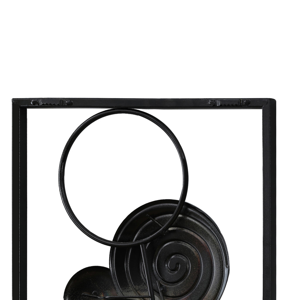 2-Piece Abstract Metal Wall Decor Rectangular Panels