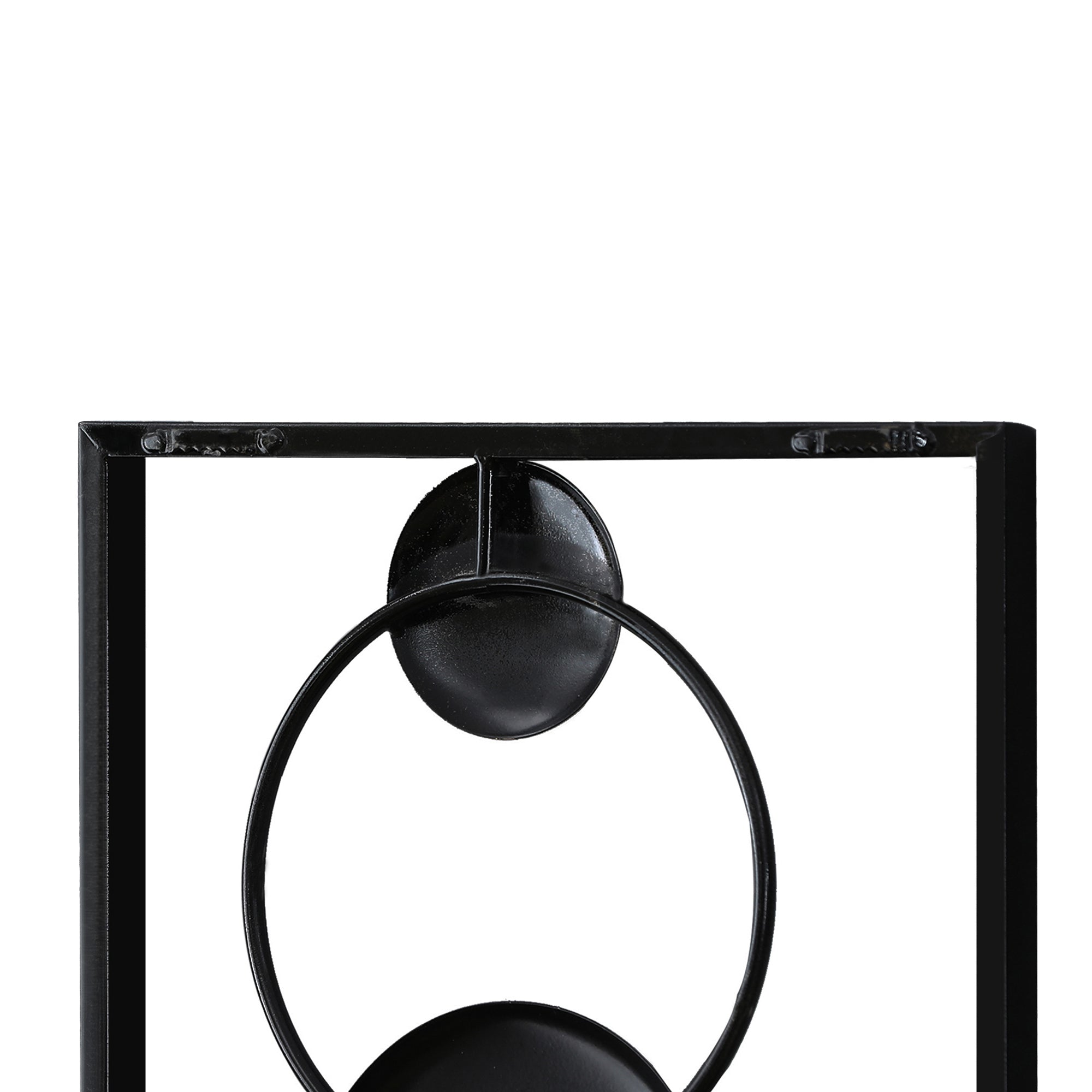 2-Piece Abstract Metal Wall Decor Rectangular Panels