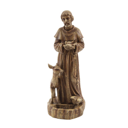 Saint Francis with Companions Garden Polyresin Statue