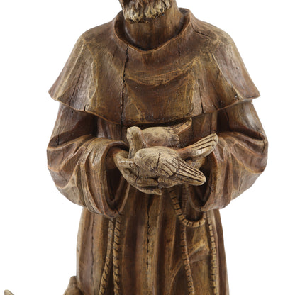 Saint Francis with Companions Garden Polyresin Statue