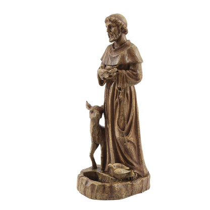Saint Francis with Companions Garden Polyresin Statue