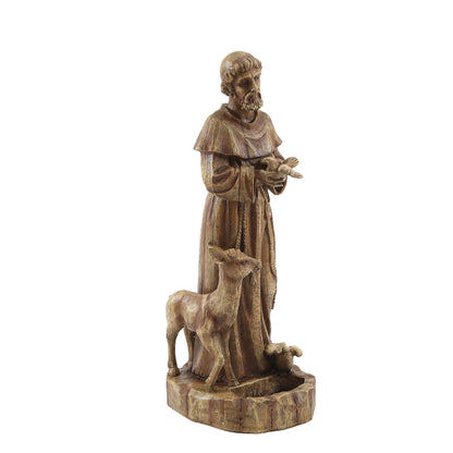 Saint Francis with Companions Garden Polyresin Statue