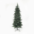 7Ft Pre-Lit LED Artificial Slim Fir Christmas Tree with Metal Stand